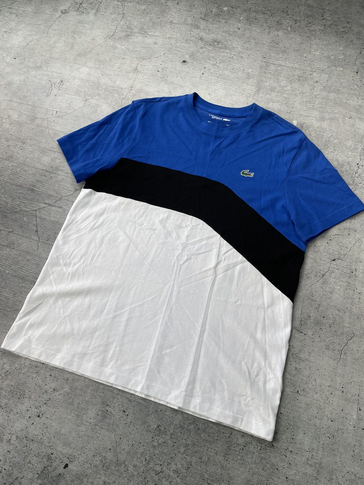 Lacoste 🇫🇷 Vintage 90s Lacoste t-shirt retro rare hype Y2K Size US L / EU 52-54 / 3 - 3 Thumbnail