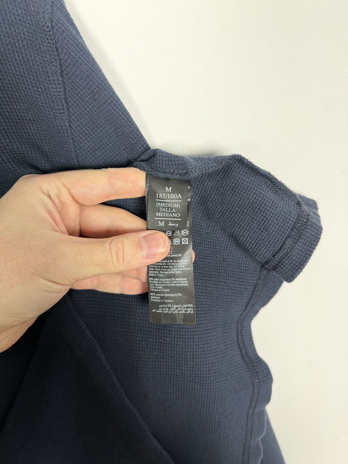 Allsaints Allsaints Hayes Long Sleeve Henley Shirt Pullover Size M Size US M / EU 48-50 / 2 - 9 Thumbnail