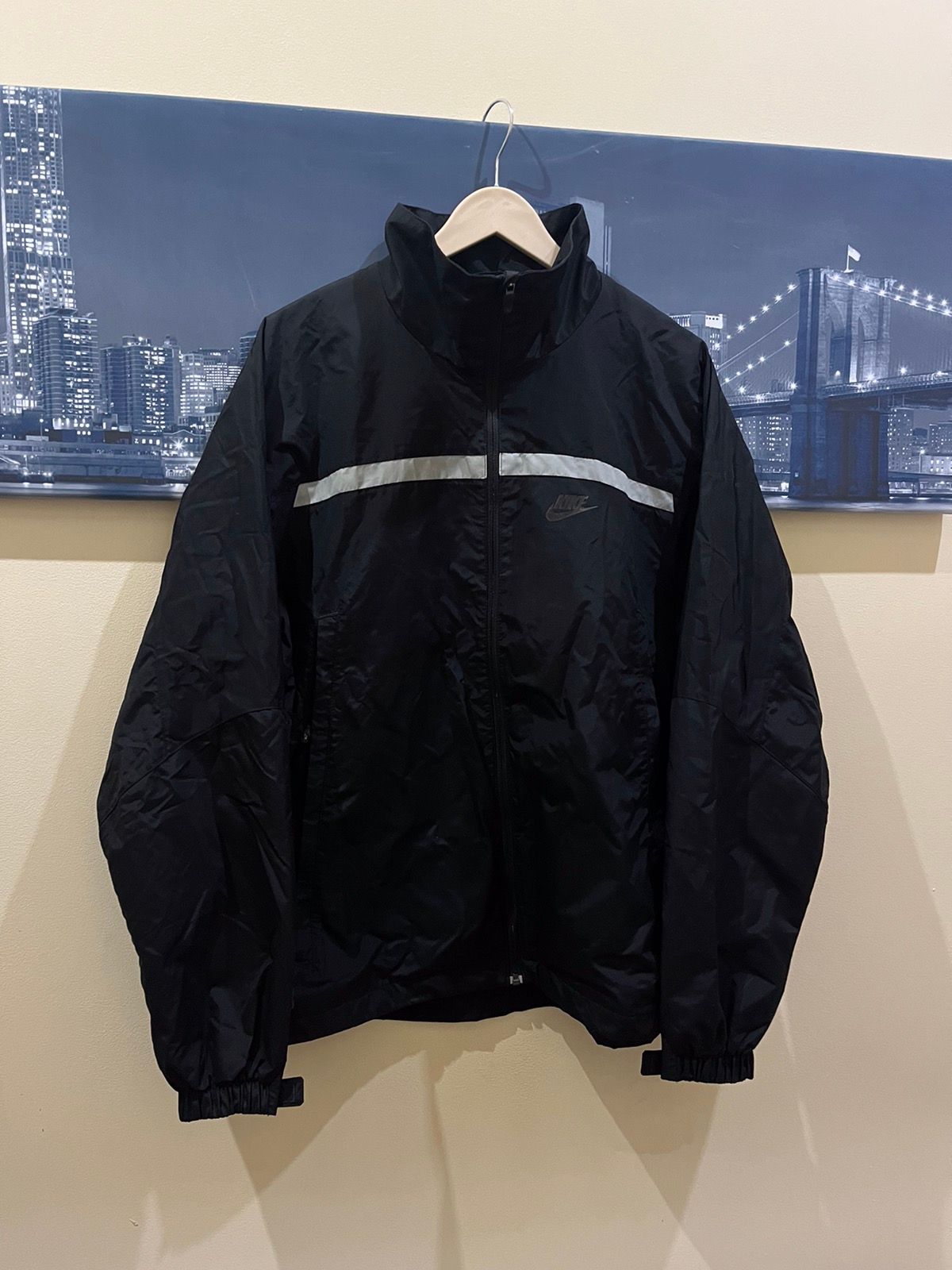 Pre-owned Nike Light-jacket  Vintage In Black