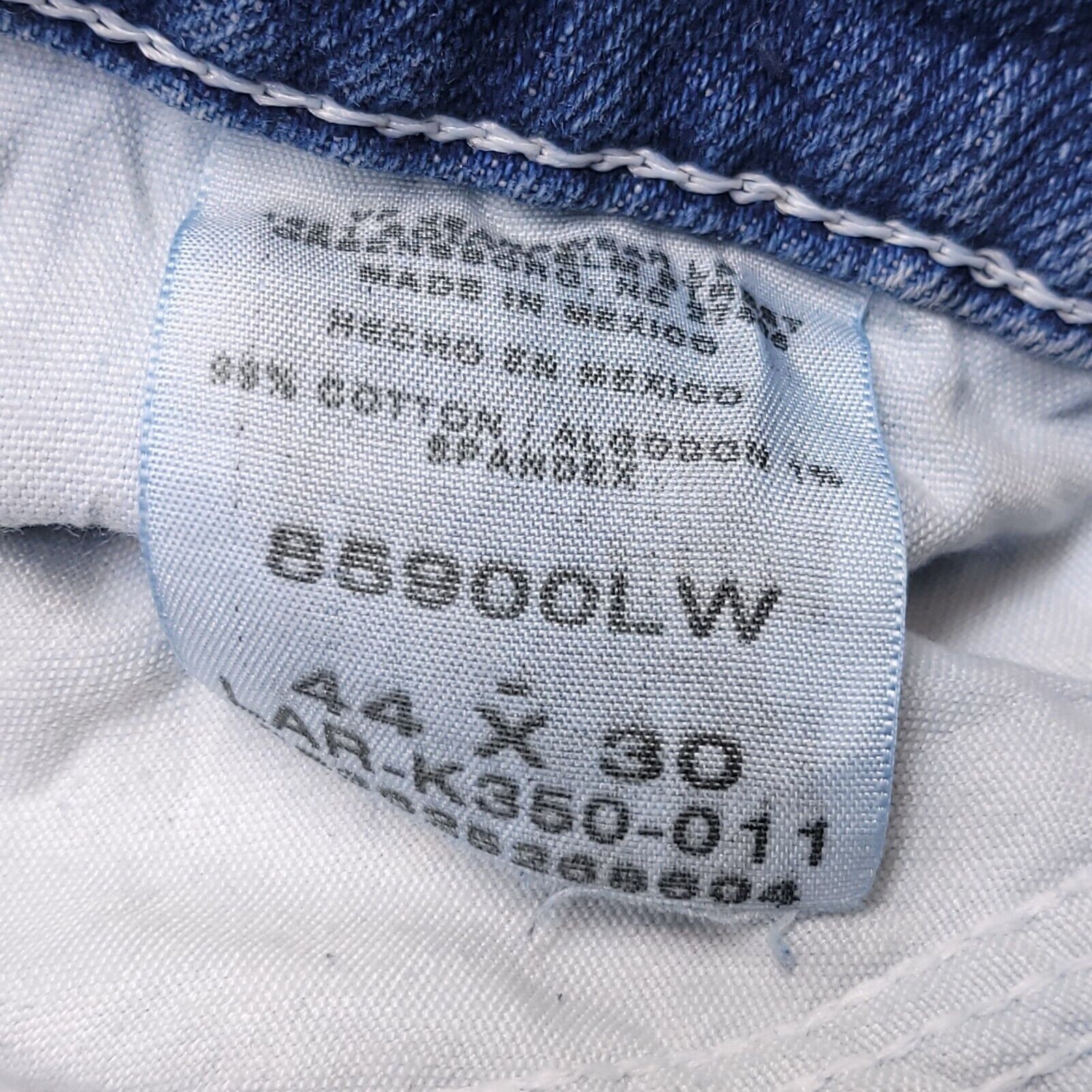 Wrangler Wrangler Casual Button Zip Denim Jeans Mens Size 44x30 Blue Size US 44 / EU 60 - 3 Thumbnail