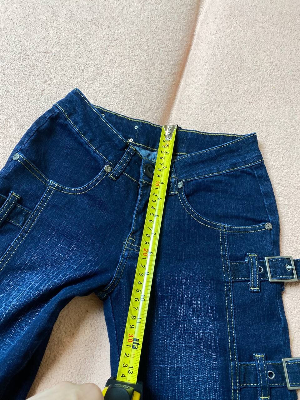 Japanese Brand Vintage Jeans Y2K Grunge Low Rise Bootcut Denim Jeans Size 25" / US 0 / IT 36 - 11 Thumbnail