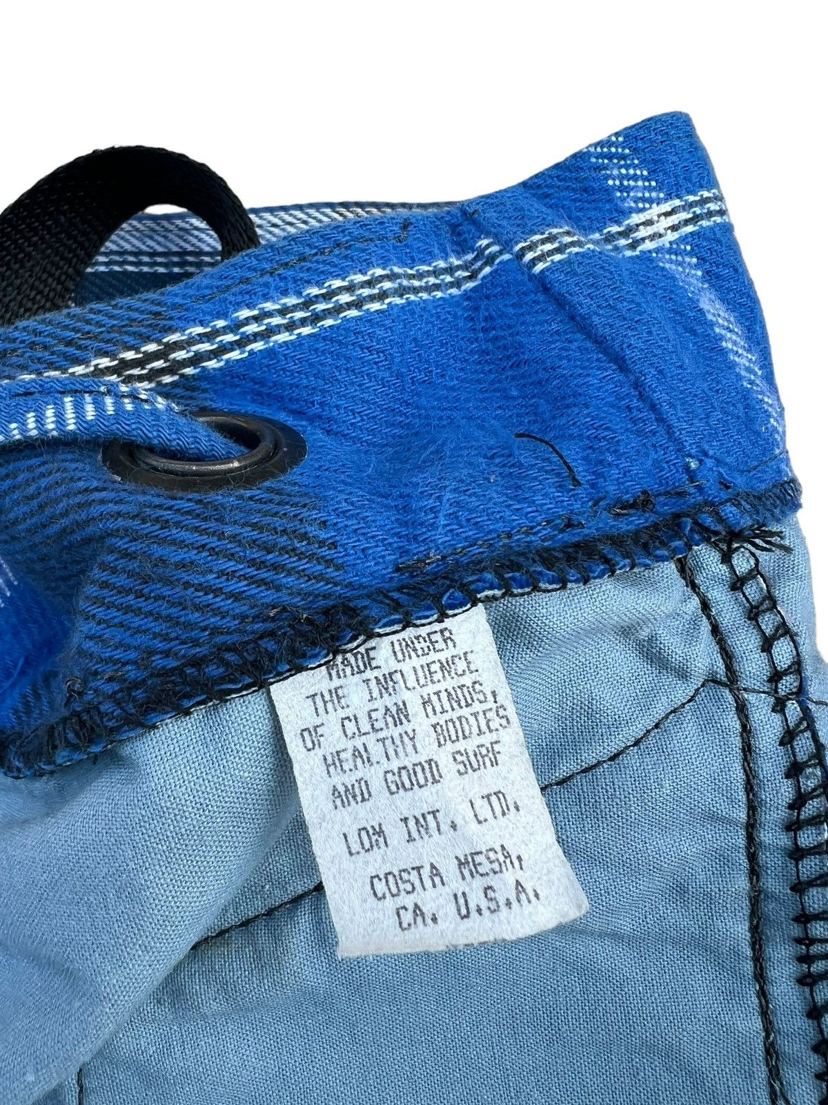 Quiksilver Vintage 80s 90s Quiksilver Tartan Spell Out Backpack Bag Size ONE SIZE - 16 Thumbnail