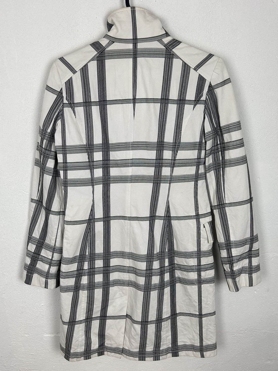 Burberry Burberry London Vintage Allover Check Trench Coat Size S / US 4 / IT 40 - 9 Thumbnail