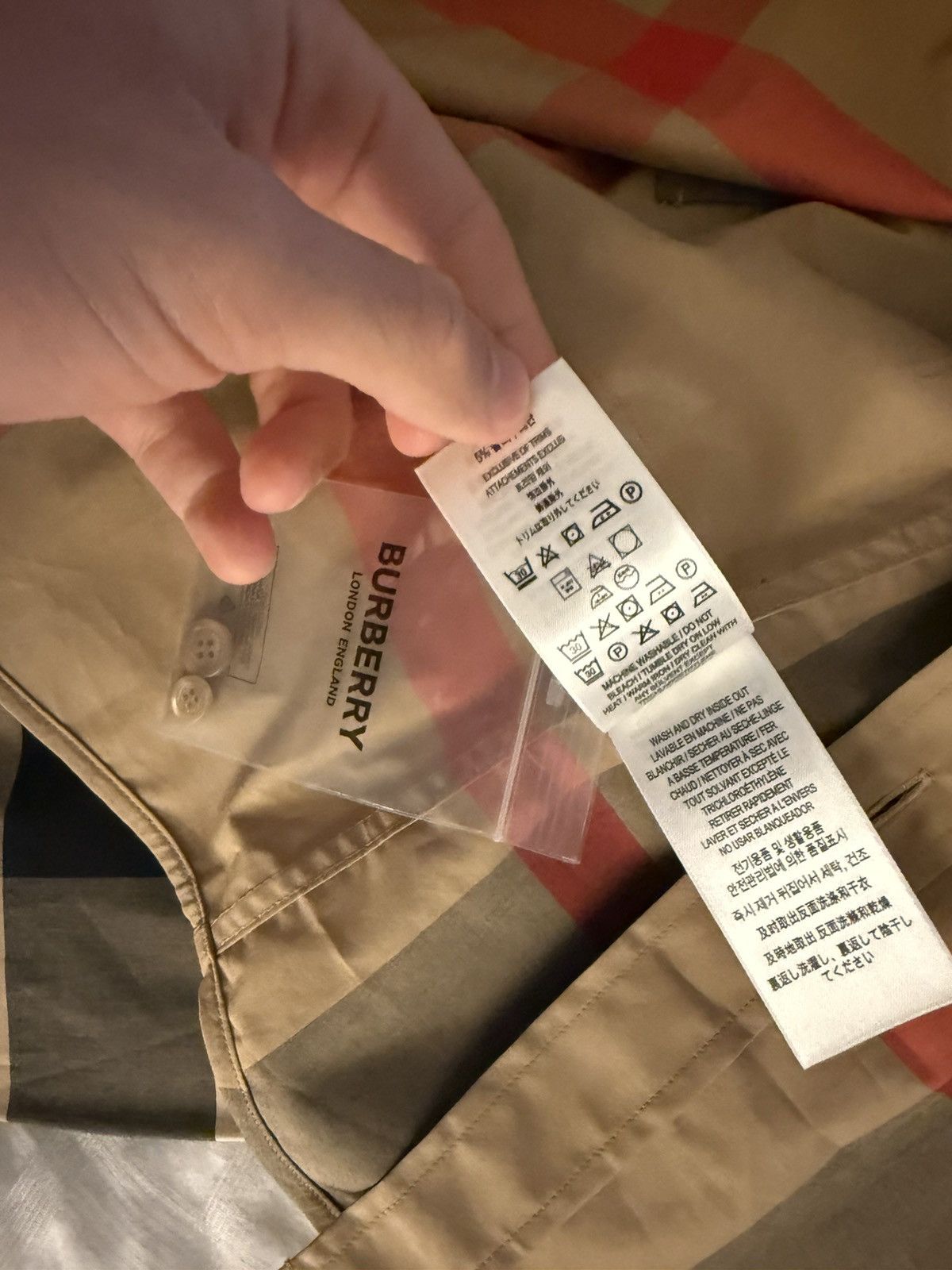 Burberry Burberry slim fit check cotton shirt Size US L / EU 52-54 / 3 - 9 Thumbnail