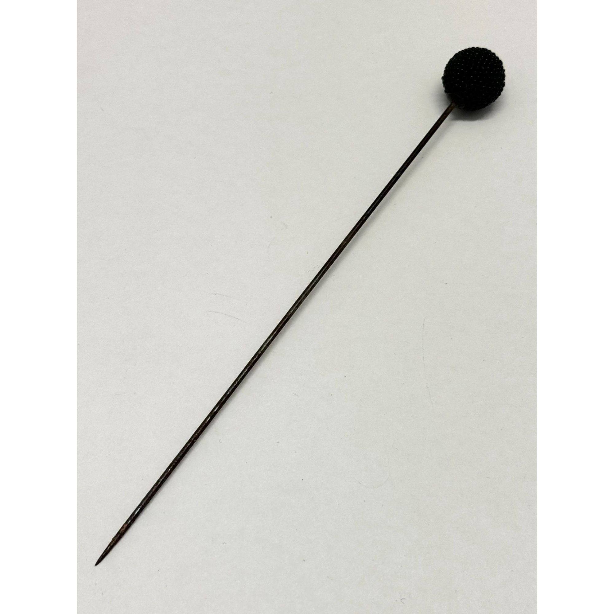 Vintage Estate black beaded hat pin Size ONE SIZE - 2 Thumbnail