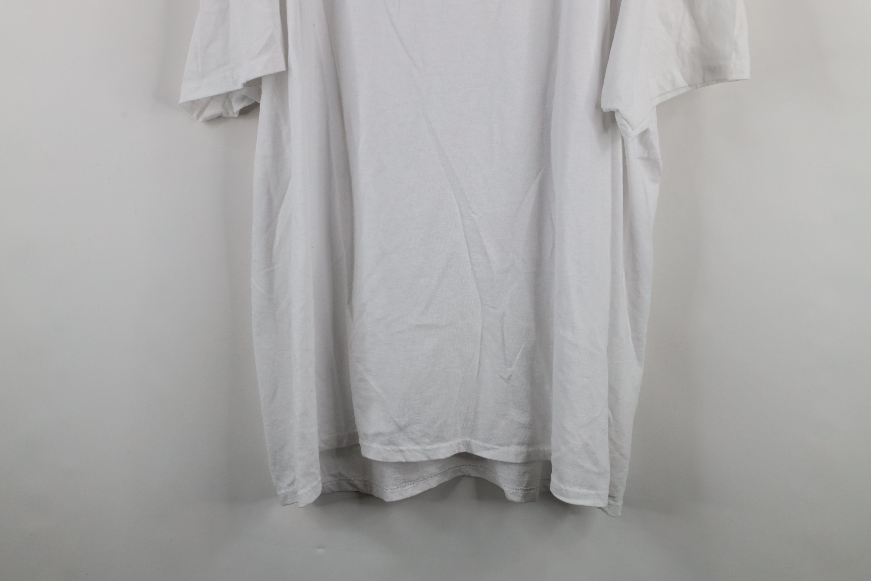 Vintage Vintage 90s Streetwear Cotton Short Sleeve T-Shirt White Size US XXL / EU 58 / 5 - 11 Thumbnail