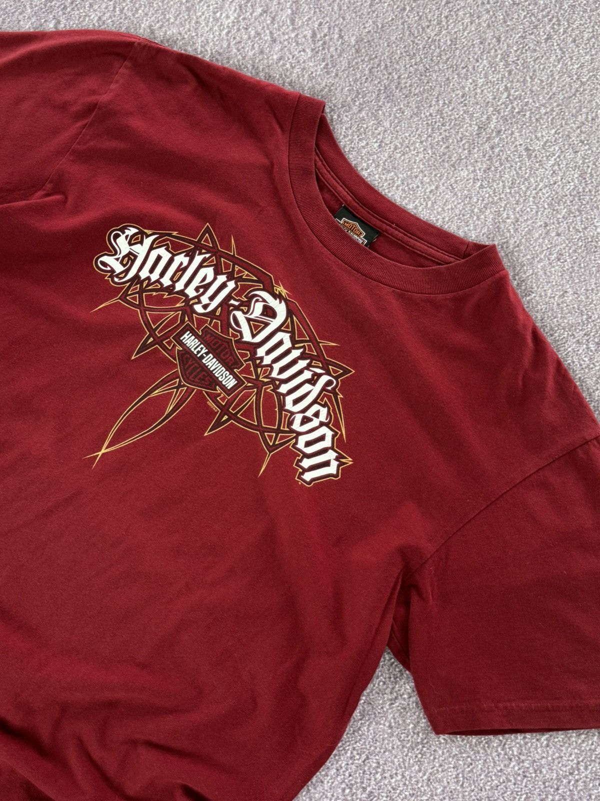 Harley Davidson Vintage Harley Davidson Grunge T-Shirt Size US M / EU 48-50 / 2 - 6 Thumbnail