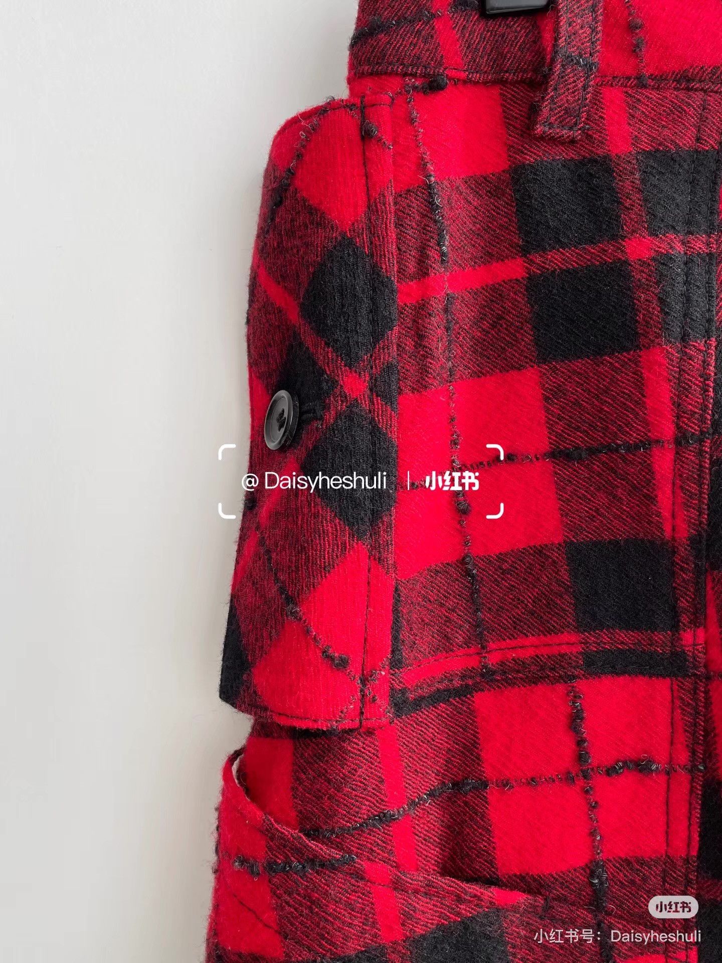 Comme des Garcons Comme des Garçons CDG Tricot Plaid Midi Skirt Ｑ24 Size 38" / US 16 / IT 52 - 6 Thumbnail