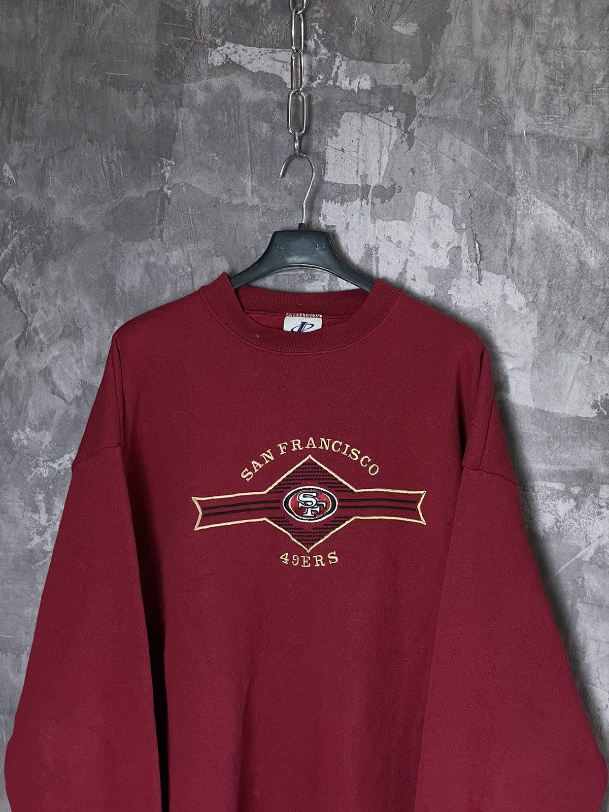 Vintage Vintage 90s SAN FRANCISCO Spellout Embroidery Sweatshirt Size US XL / EU 56 / 4 - 2 Thumbnail
