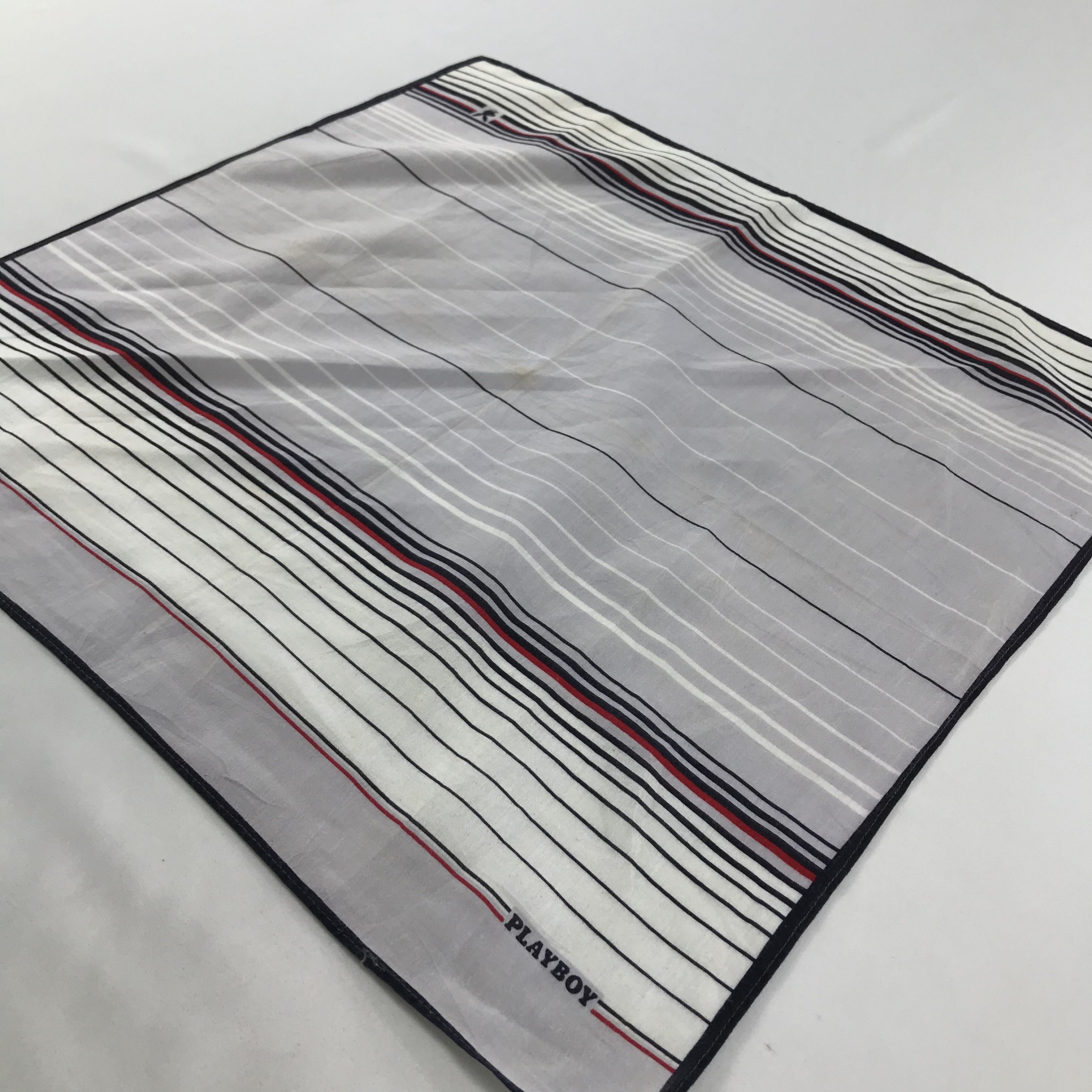 Playboy × Vintage Playboy Bandana / Handkerchief / Neckerchief - S1280 Size ONE SIZE - 2 Thumbnail