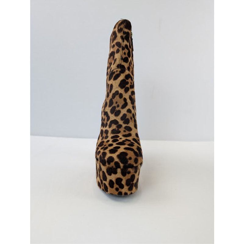 Saint Laurent Paris o1rshd1 Billy Pony Boots in Brown Leopard Size US 10 / IT 40 - 13 Thumbnail