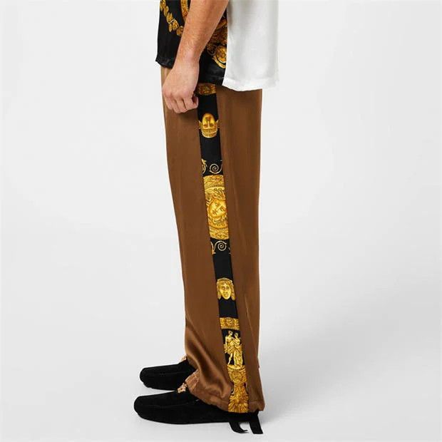 Versace o1g2r1mq0824 Sweatpants & Joggers in Black & Gold Size US 30 / EU 46 - 4 Thumbnail
