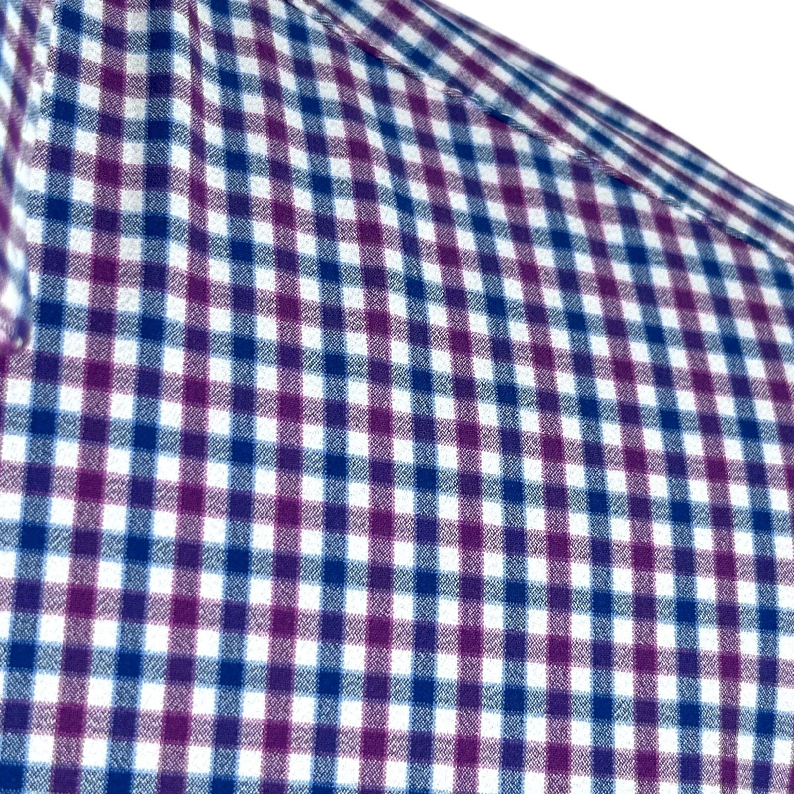 Mizzen+Main Mizzen + Main Shirt Men’s Medium Blue Purple Long Sleeve Size US M / EU 48-50 / 2 - 3 Thumbnail