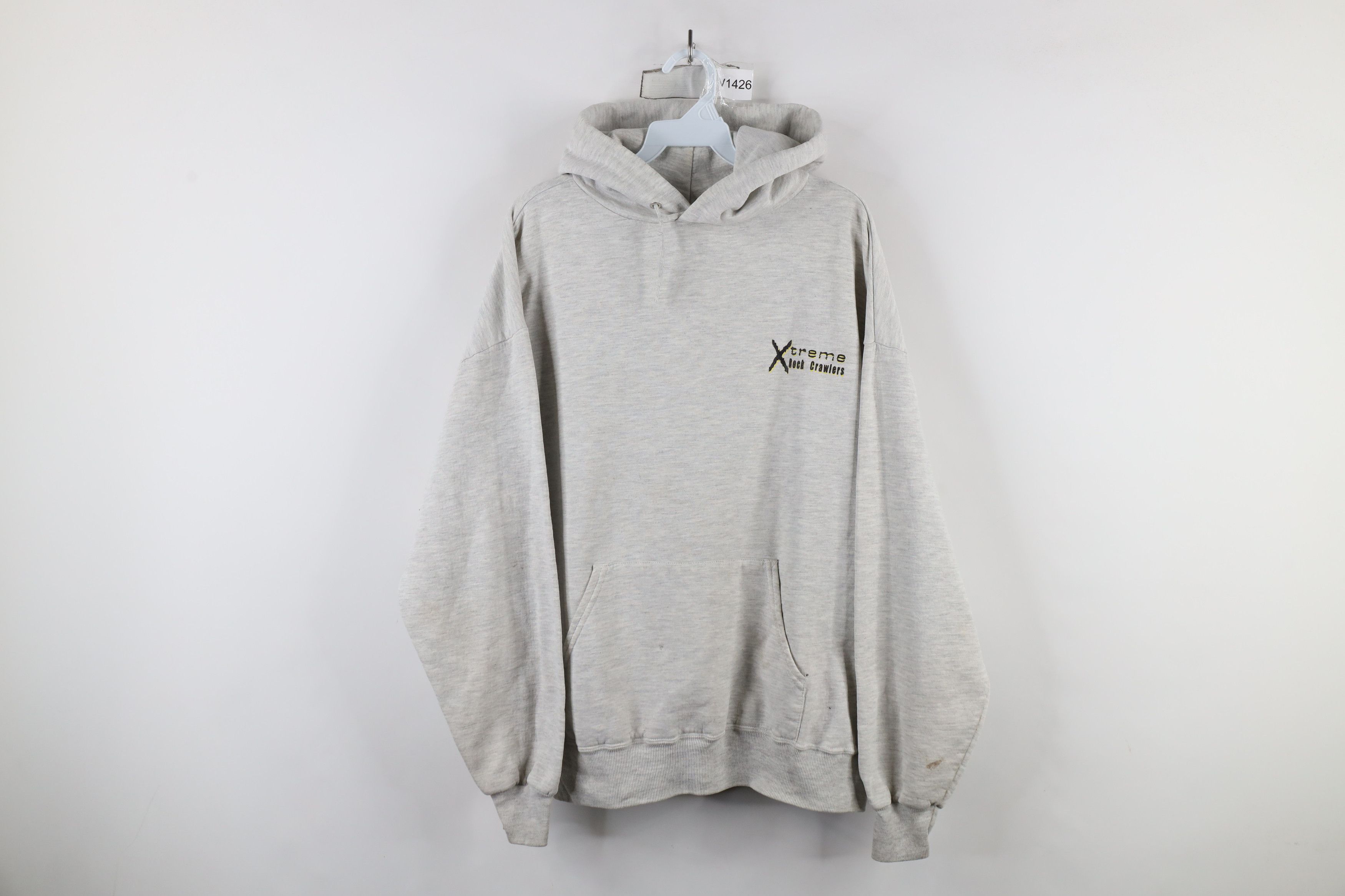 Vintage Vintage 90s Xtreme Articulator Rock Crawlers Hoodie Gray Size US XL / EU 56 / 4 - 1 Thumbnail