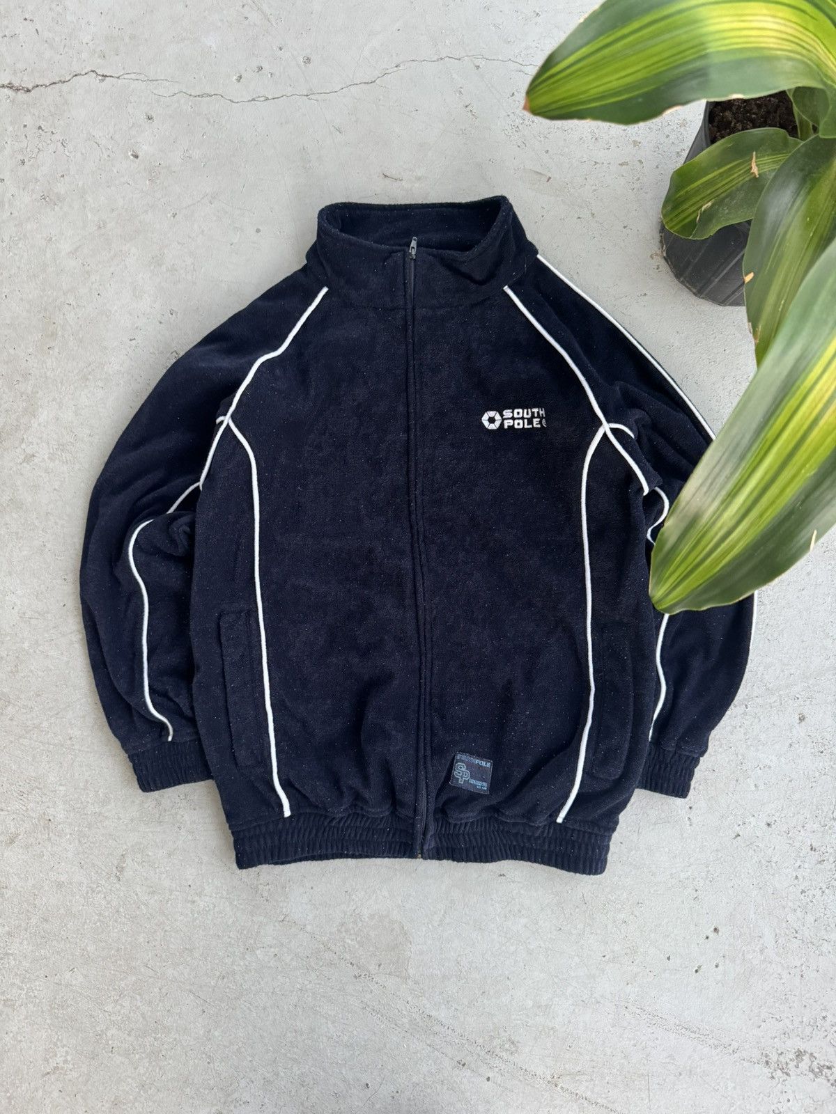 Southpole Vintage South Pole Spelled Out Full Zip Jacket Size US XL / EU 56 / 4 - 1 Thumbnail
