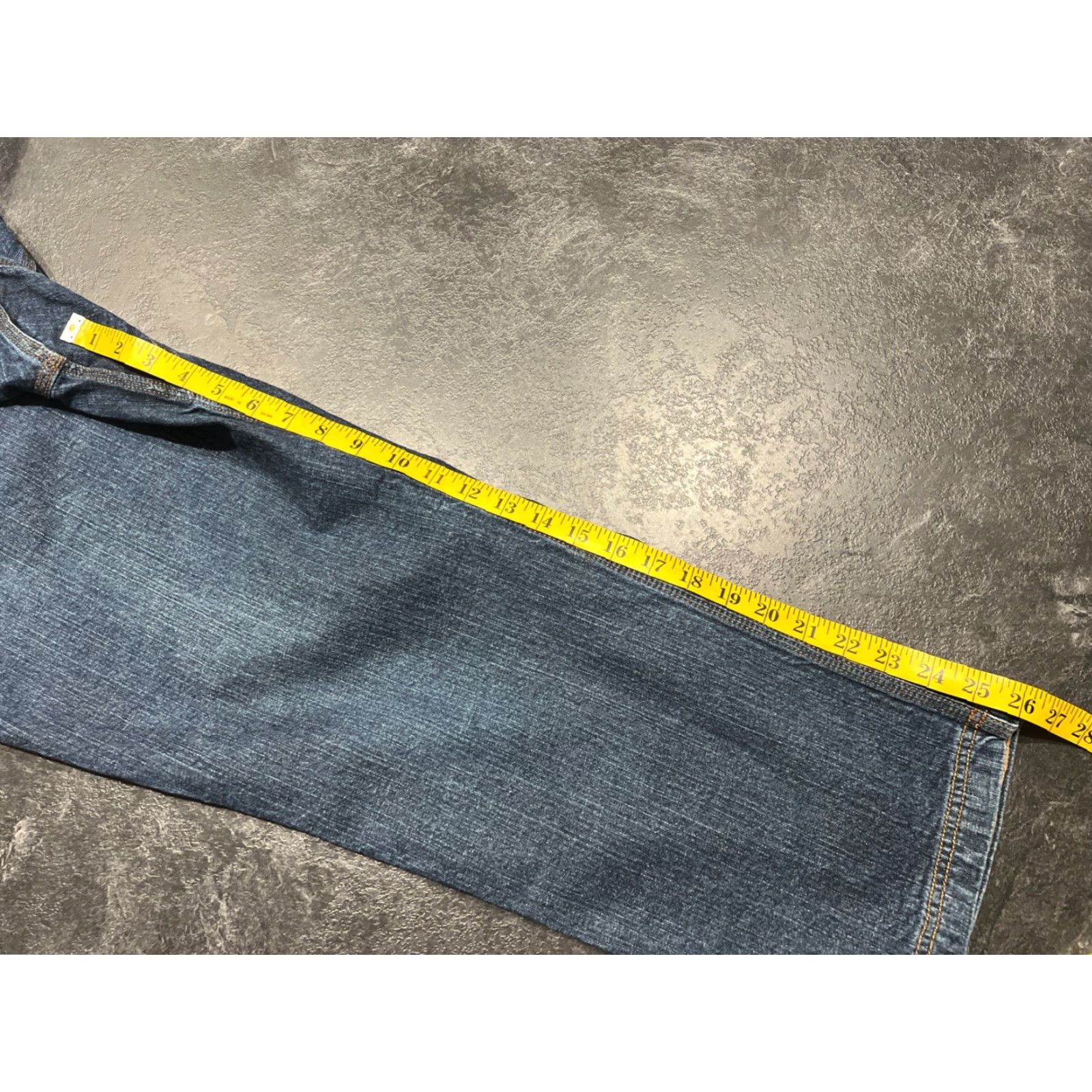 Vintage Duluth Trading Men’s Relaxed Fit Jeans 44x26 Denim Blue Stretch Zipper & Button Closure Size US 44 / EU 60 - 7 Thumbnail