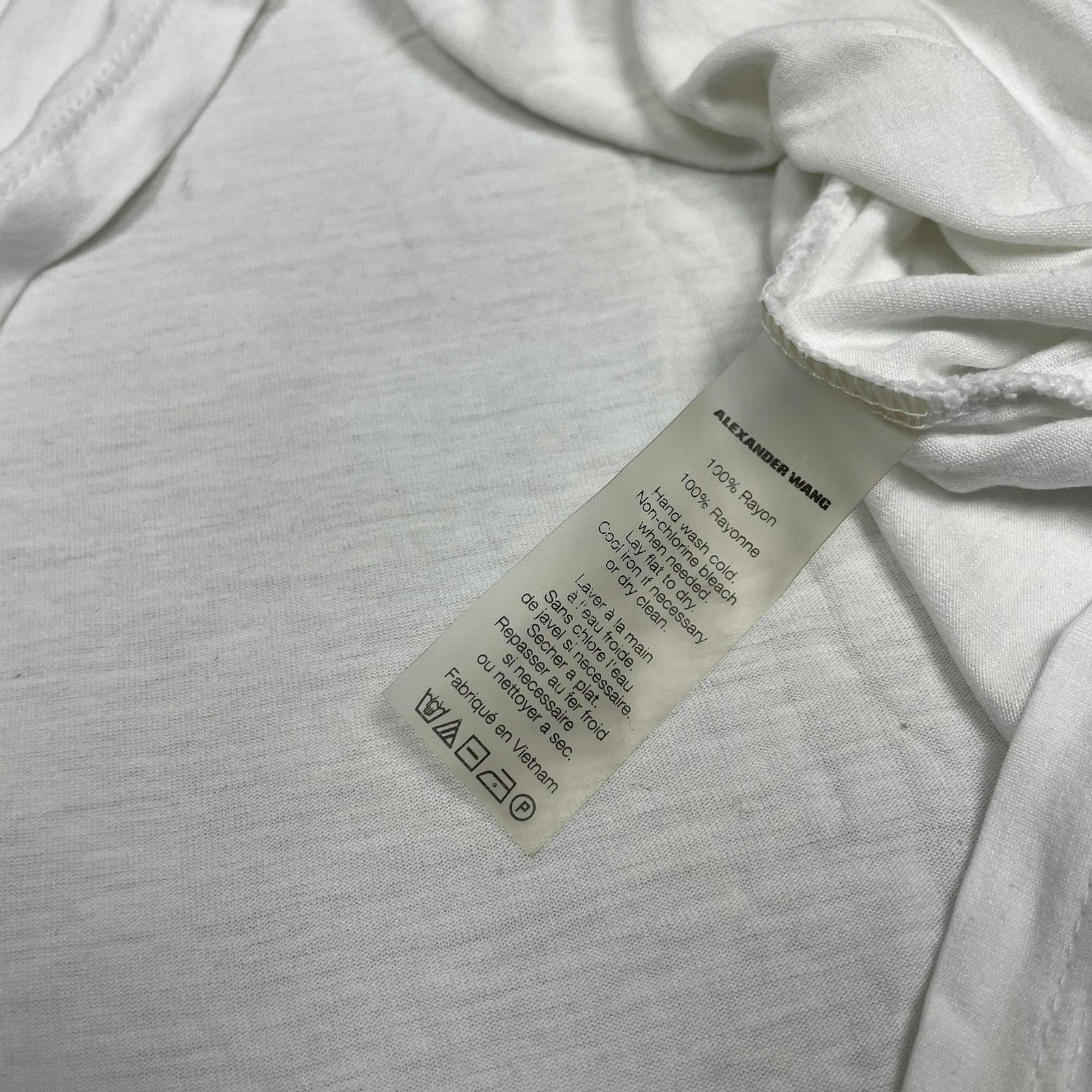 Alexander Wang Alexander Wang Adults White Short Sleeve Pullover T-Shirt S Size US S / EU 44-46 / 1 - 9 Thumbnail