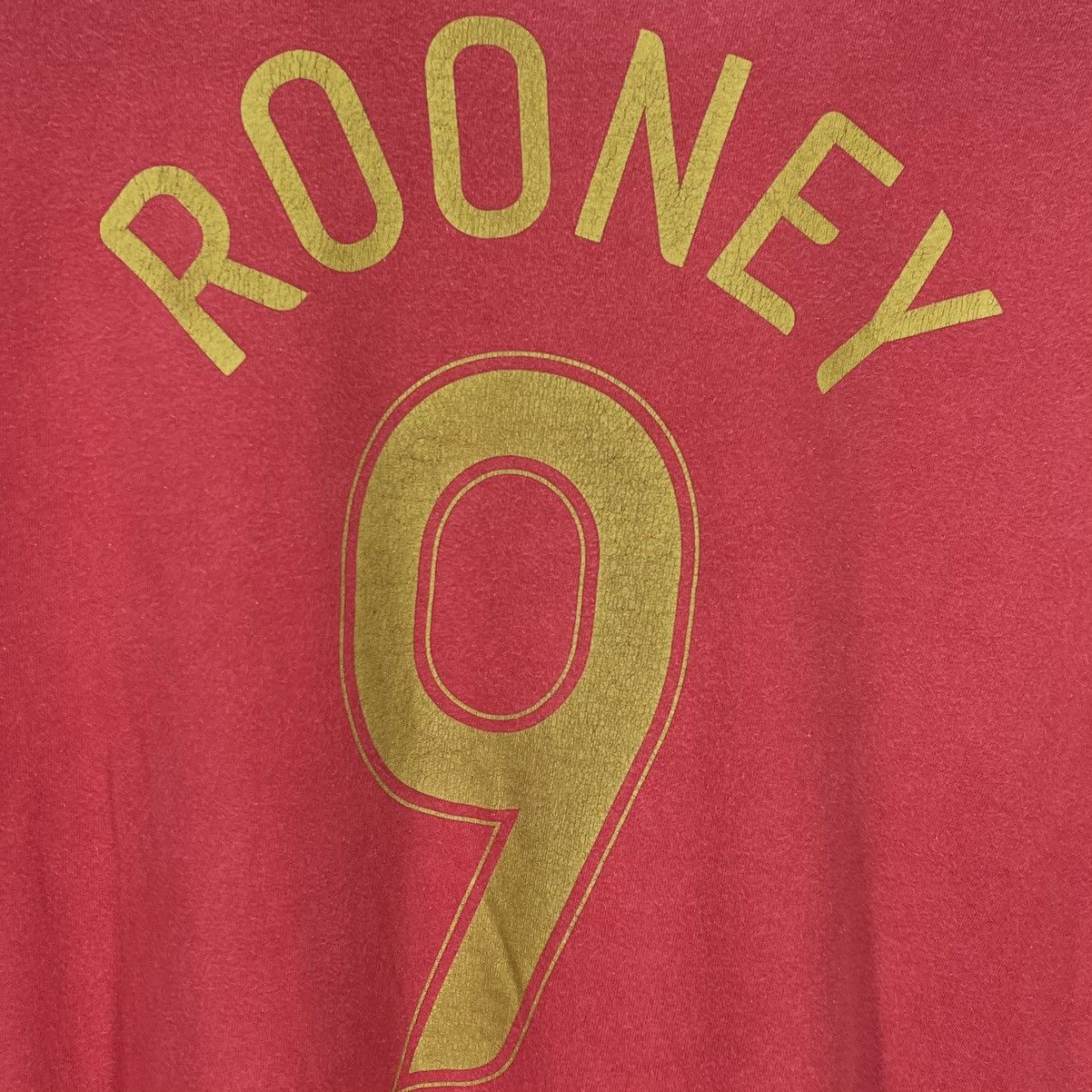 Nike Y2K Vintage NIKE ROONEY ENGLAND Crew Neck T Shirt #1490/AY Size US M / EU 48-50 / 2 - 2 Thumbnail