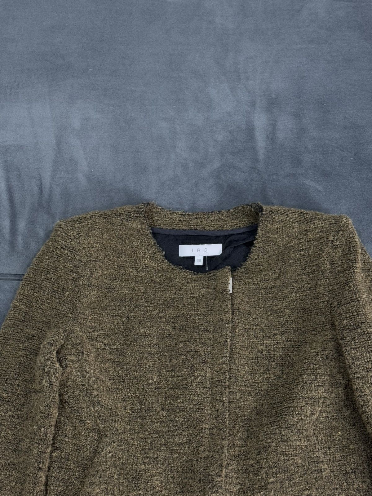 Iro Avant Garde Iro Rick Owens Style Wool Luxury Y2K Zip Jacket Size XS / US 0-2 / IT 36-38 - 3 Thumbnail