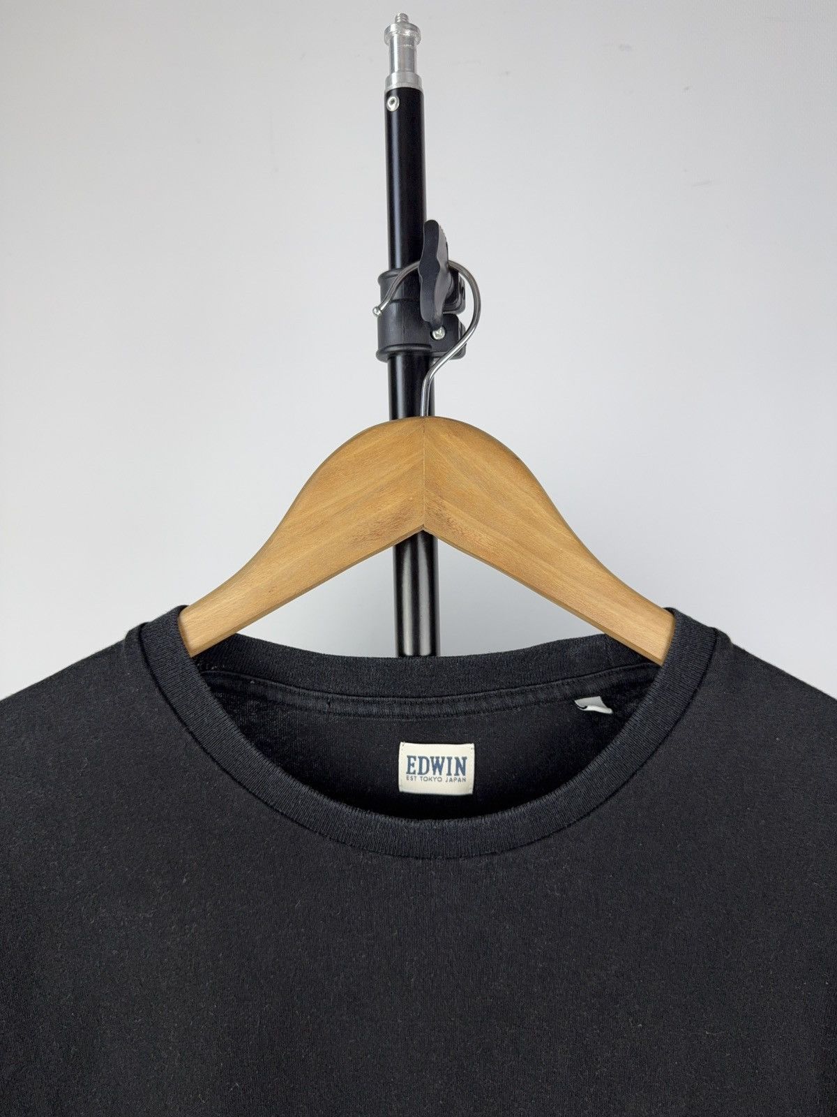 Edwin Vintage 00s Retro Faded Japanese Edwin Pocket Tee Shirt Size US L / EU 52-54 / 3 - 3 Thumbnail