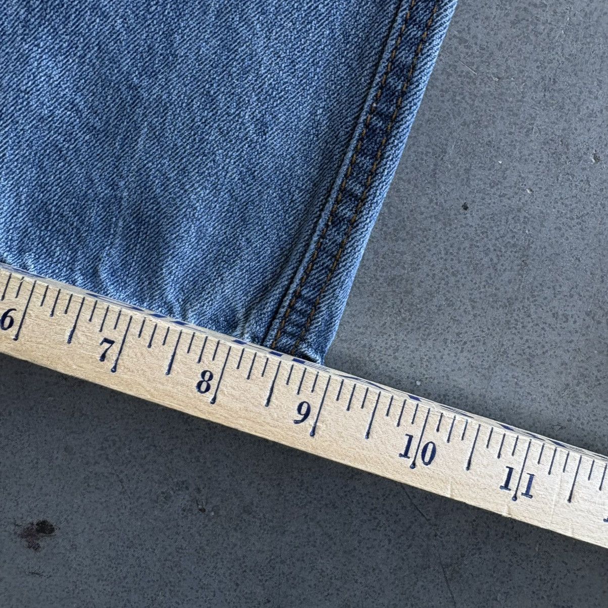 Fox Racing Y2K Fox Racing 32x32 Duster Style Denim Jeans blue Baggy Size US 32 / EU 48 - 10 Thumbnail