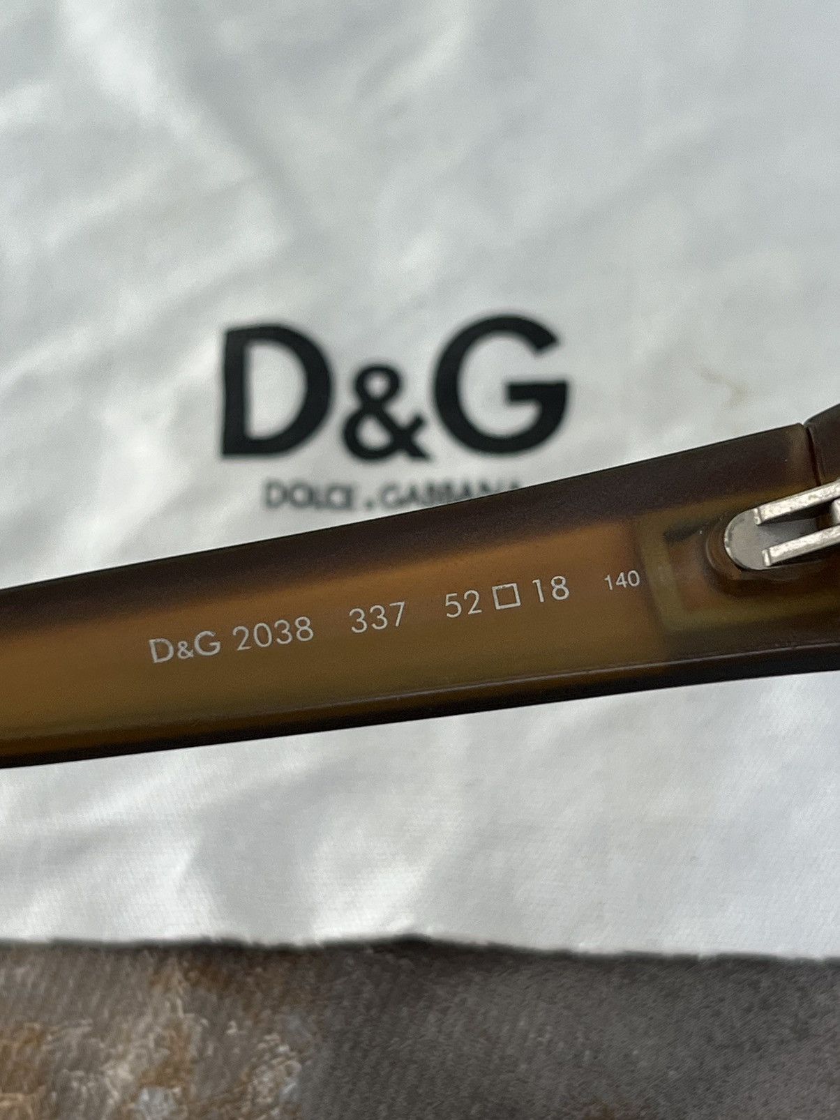 Dolce & Gabbana × Vintage Dolce & Gabbana Vintage Sunglasses With Case Size ONE SIZE - 6 Thumbnail