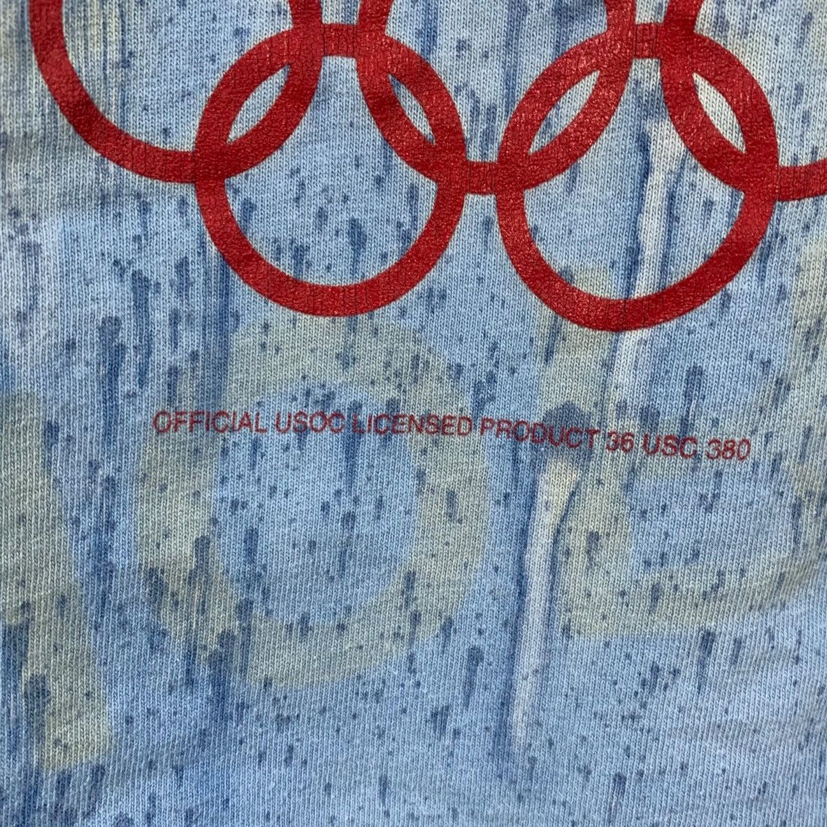 USA Olympics × Vintage Vintage 90's USA OLYMPIC Logo Graphic Faded Alloverprint Size US L / EU 52-54 / 3 - 7 Thumbnail