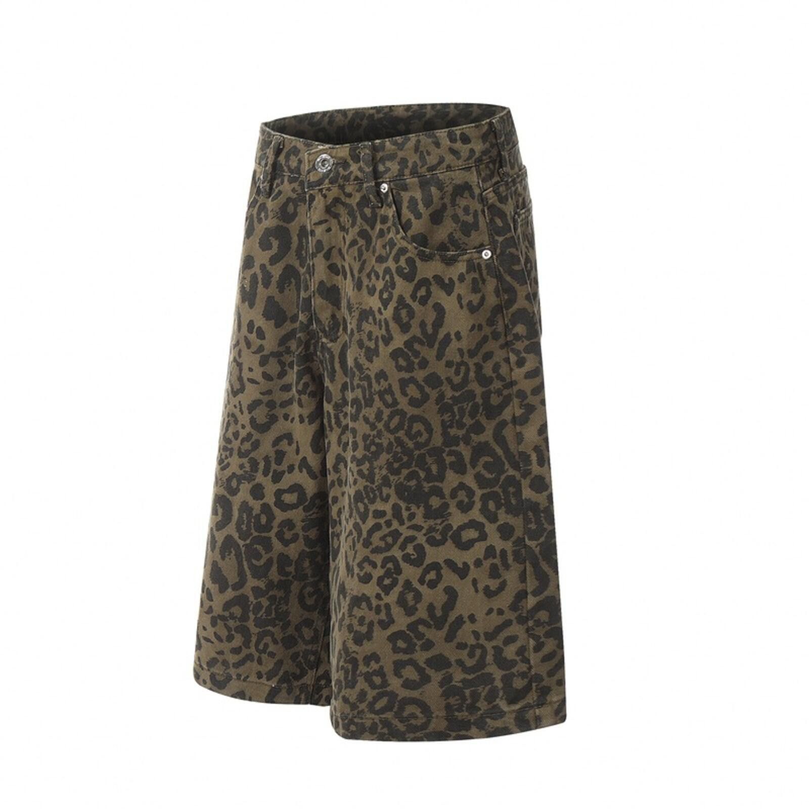 Other Leopard Baggy Loose Jorts Shorts Size US 28 / EU 44 - 8 Thumbnail
