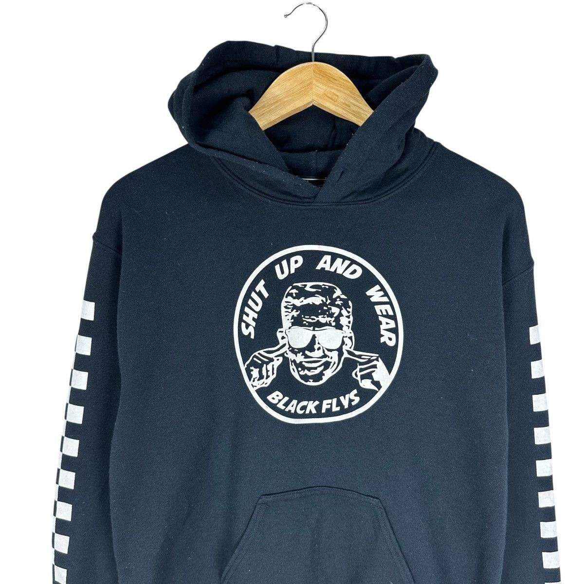 Public Housing Skate Team BLACK FLYS SKATEBOARD HOODIE SWEATSHIRT Size US S / EU 44-46 / 1 - 3 Thumbnail