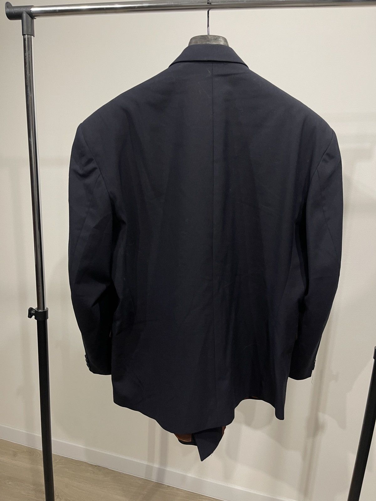 Vintage Vintage wool double-breasted dark blue jacket cheveleff Size 48R - 3 Thumbnail