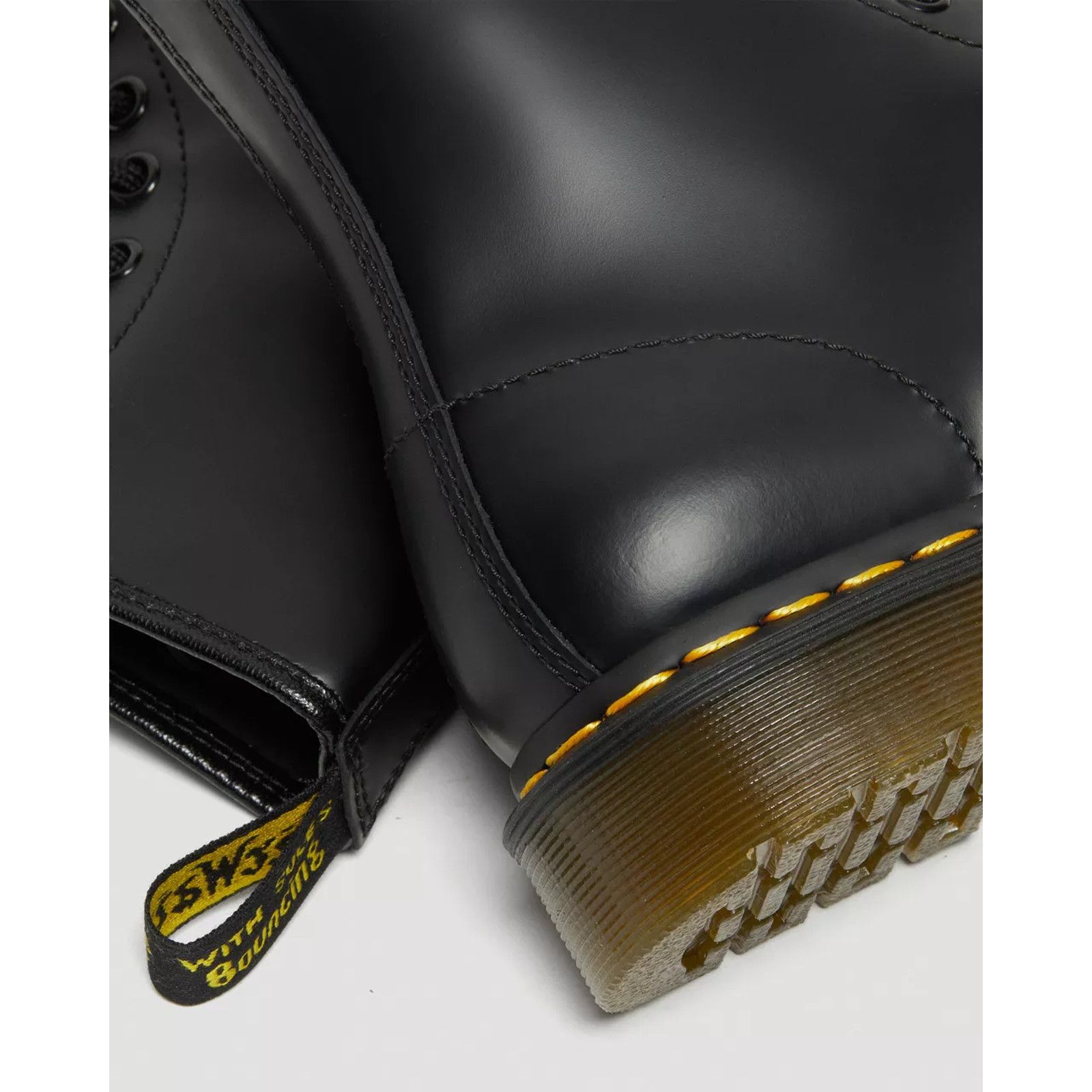 Dr. Martens Dr. Martens 1460W Womens 7 Black Smooth Leather 8 Eye Boots Size US 7 / IT 37 - 9 Thumbnail