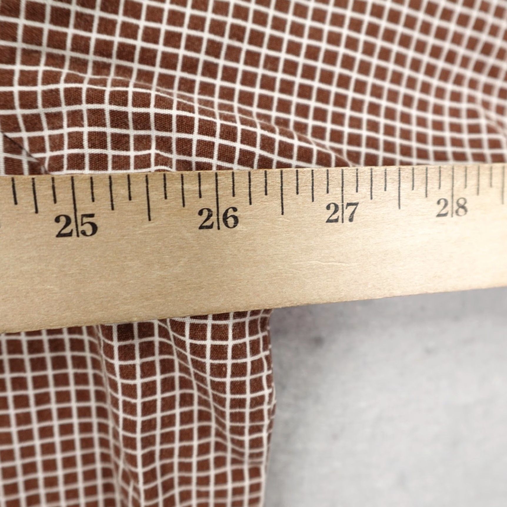 Vintage VINTAGE Don Loper Shirt Mens 2XL Brown Plaid Button-Up Short Sleeve 60s Mens Brown Plaid Size US XXL / EU 58 / 5 - 6 Thumbnail