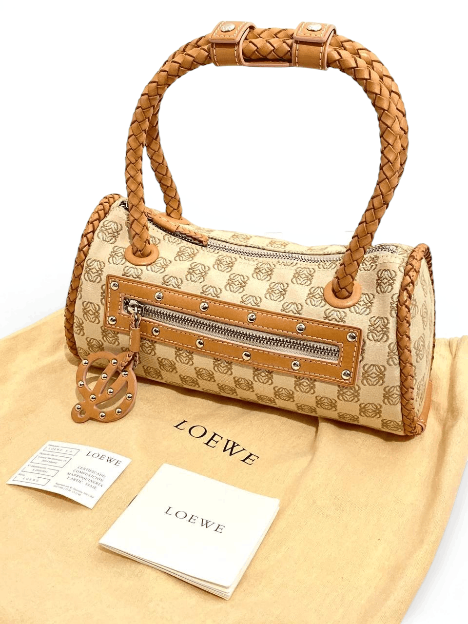 Loewe LOEWE Anagram Logo Monogram Leather Baguette Hand Bag Size ONE SIZE - 7 Thumbnail