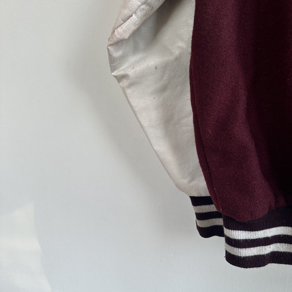 Vintage Authentic Vintage 80s Maverick USA M Leather Varsity Jacket Size US L / EU 52-54 / 3 - 16 Thumbnail