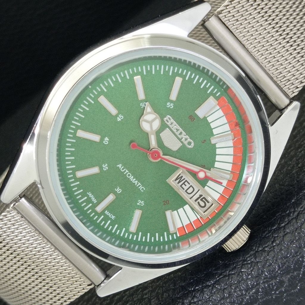 Seiko REFURBISHED VINTAGE SEIKO 5 AUTO JAPAN MENS WATCH a440723 Size 38 - 1 Thumbnail
