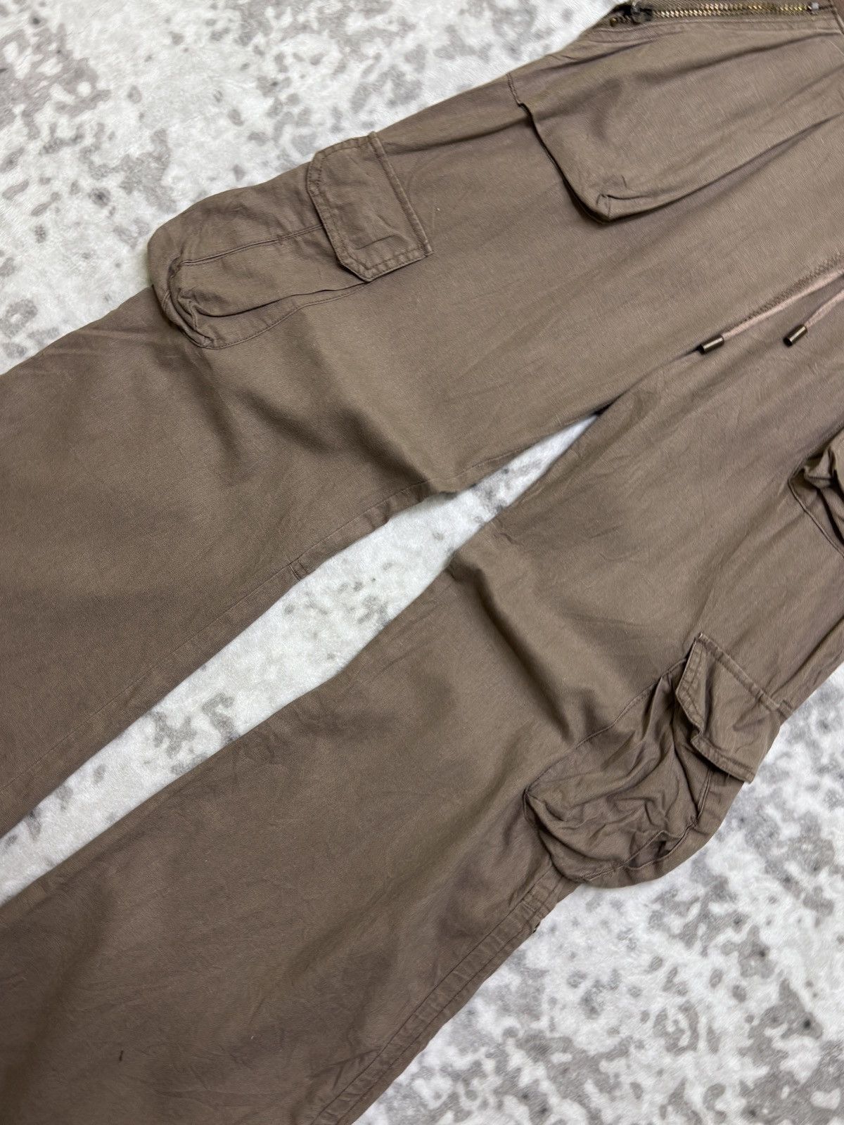 GOA G.O.A Japan Iconic 3D fringe Pocket Flare Distressed pants Size US 34 / EU 50 - 6 Thumbnail