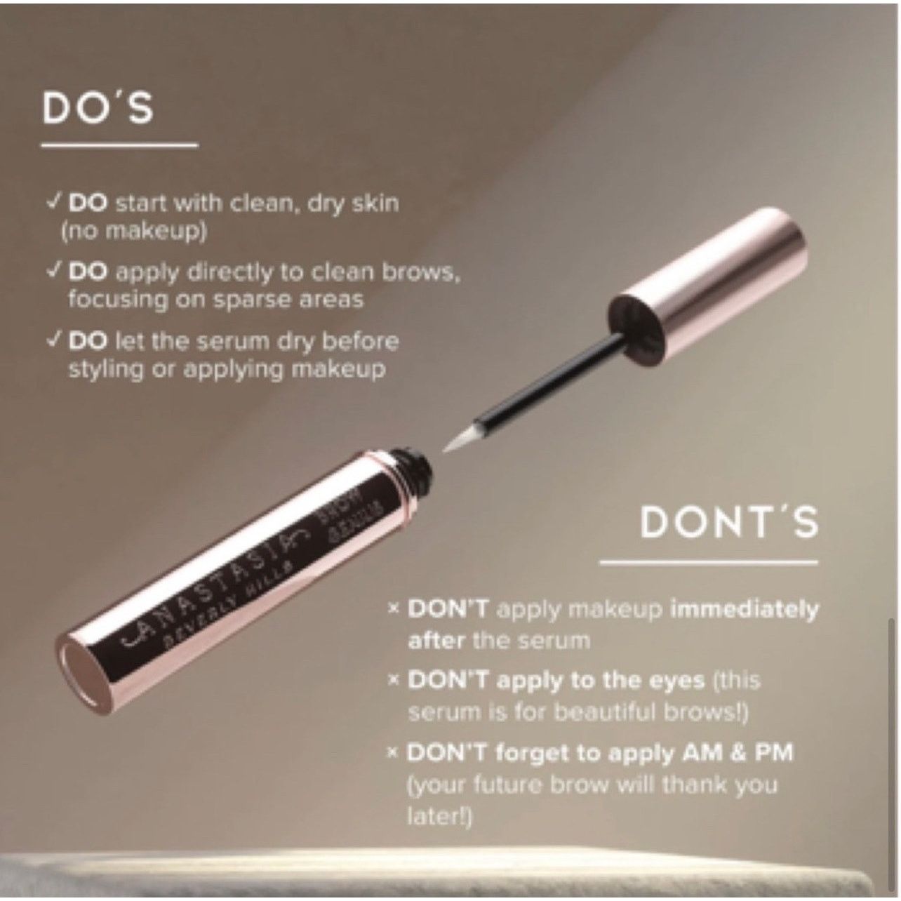 NBDN Nobrandedon ANASTASIA BEVERLY HILLS Brow Genius Serum - Full Size Size ONE SIZE - 7 Thumbnail