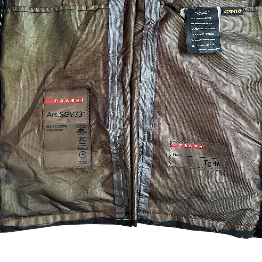 Prada 💸NEED GONE💸00’s Prada Sport Gore-Tex Red Tab Nylon Jacket Size US M / EU 48-50 / 2 - 12 Thumbnail