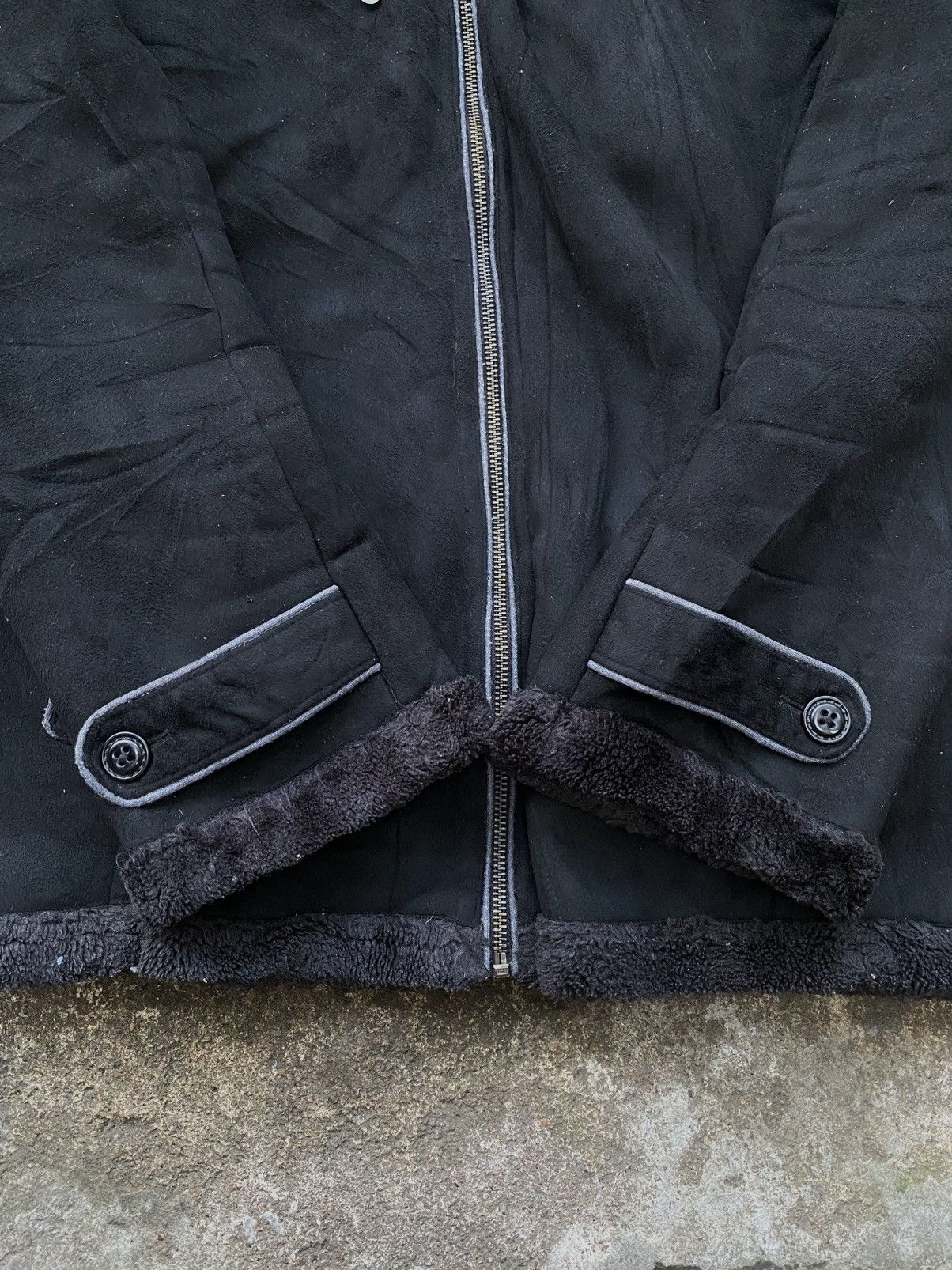 If Six Was Nine × Japanese Brand × Le Grande Bleu (L.G.B.) JAPANESE BRAND THRUXTON PUNK GOTHIC FUR JACKET Size US L / EU 52-54 / 3 - 3 Thumbnail