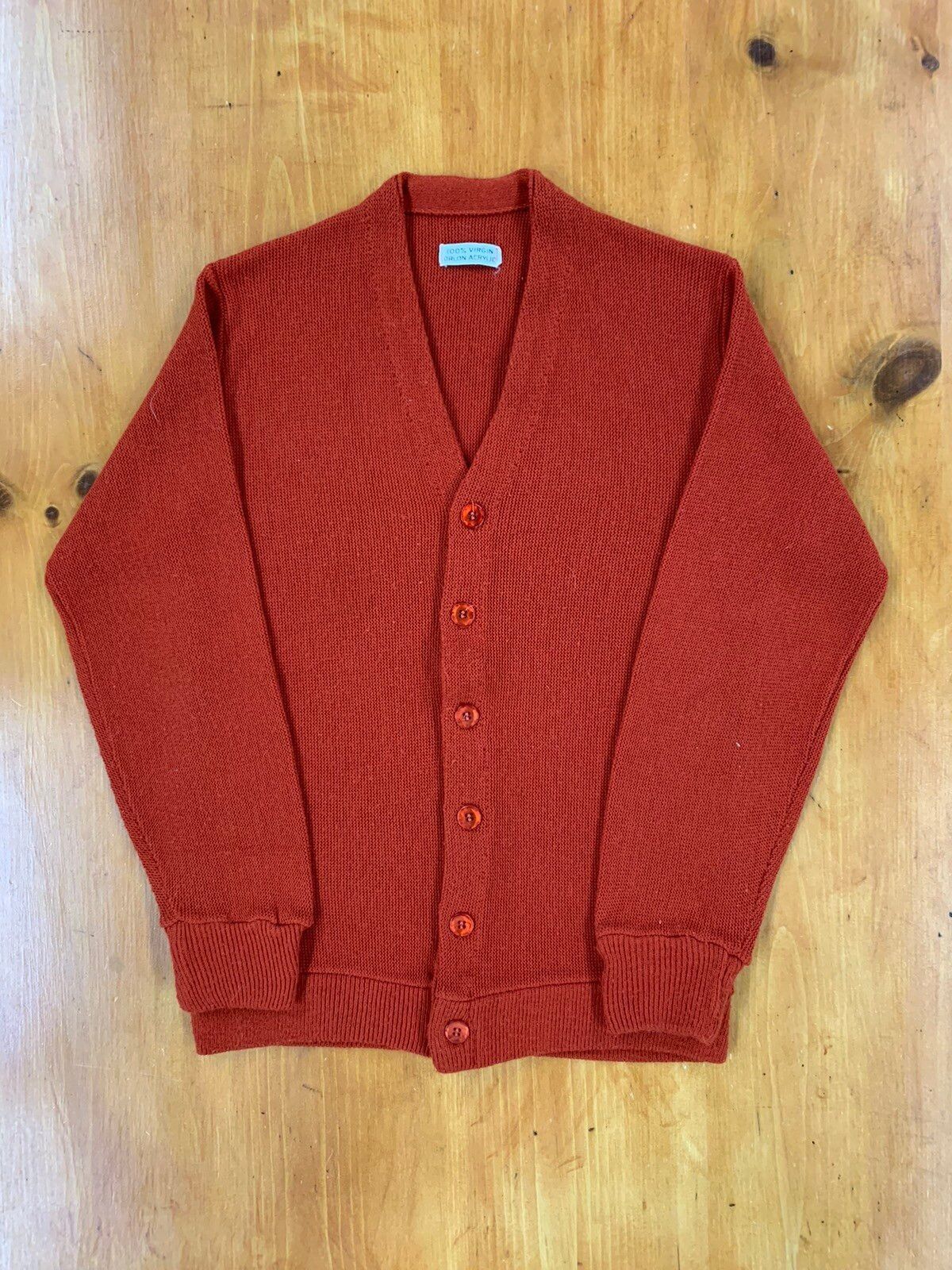 Good 1950s vintage turbo ORLON ACRYLIC cardigan sweater