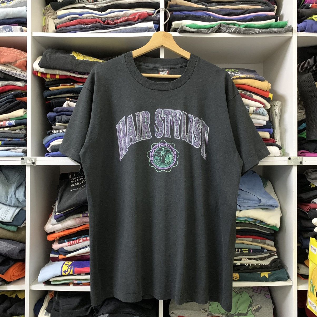 Vintage VTG 90’s OLD HAIRL STYLIST Size US XL / EU 56 / 4 - 1 Thumbnail