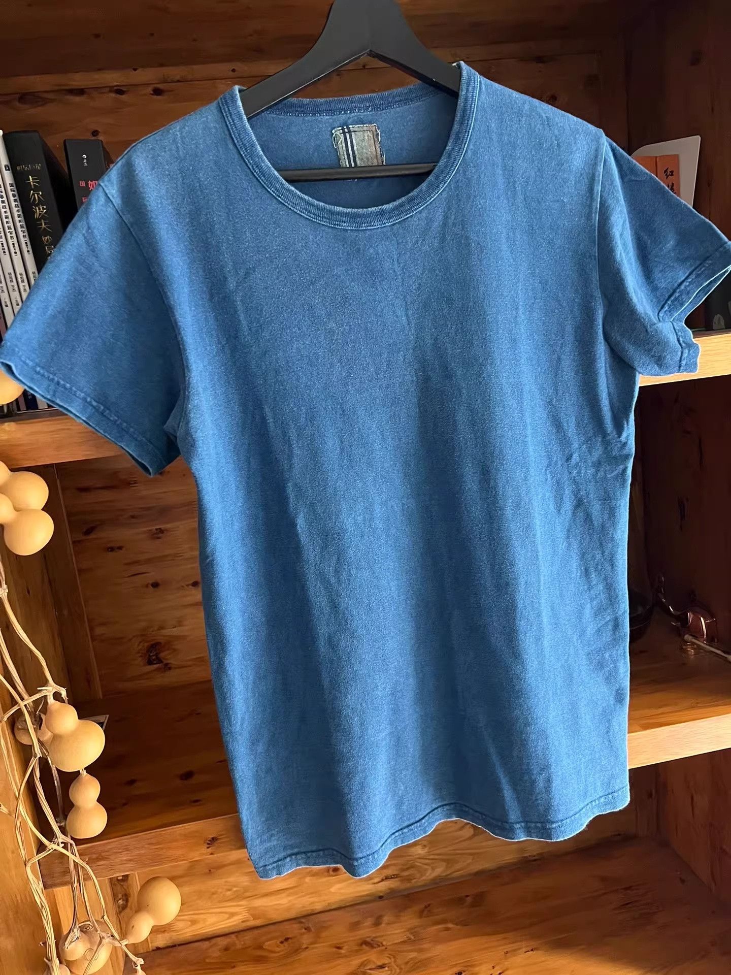 Visvim visvim ICT 2015 Indigo Distressed Tee Size US M / EU 48-50 / 2 - 2 Thumbnail
