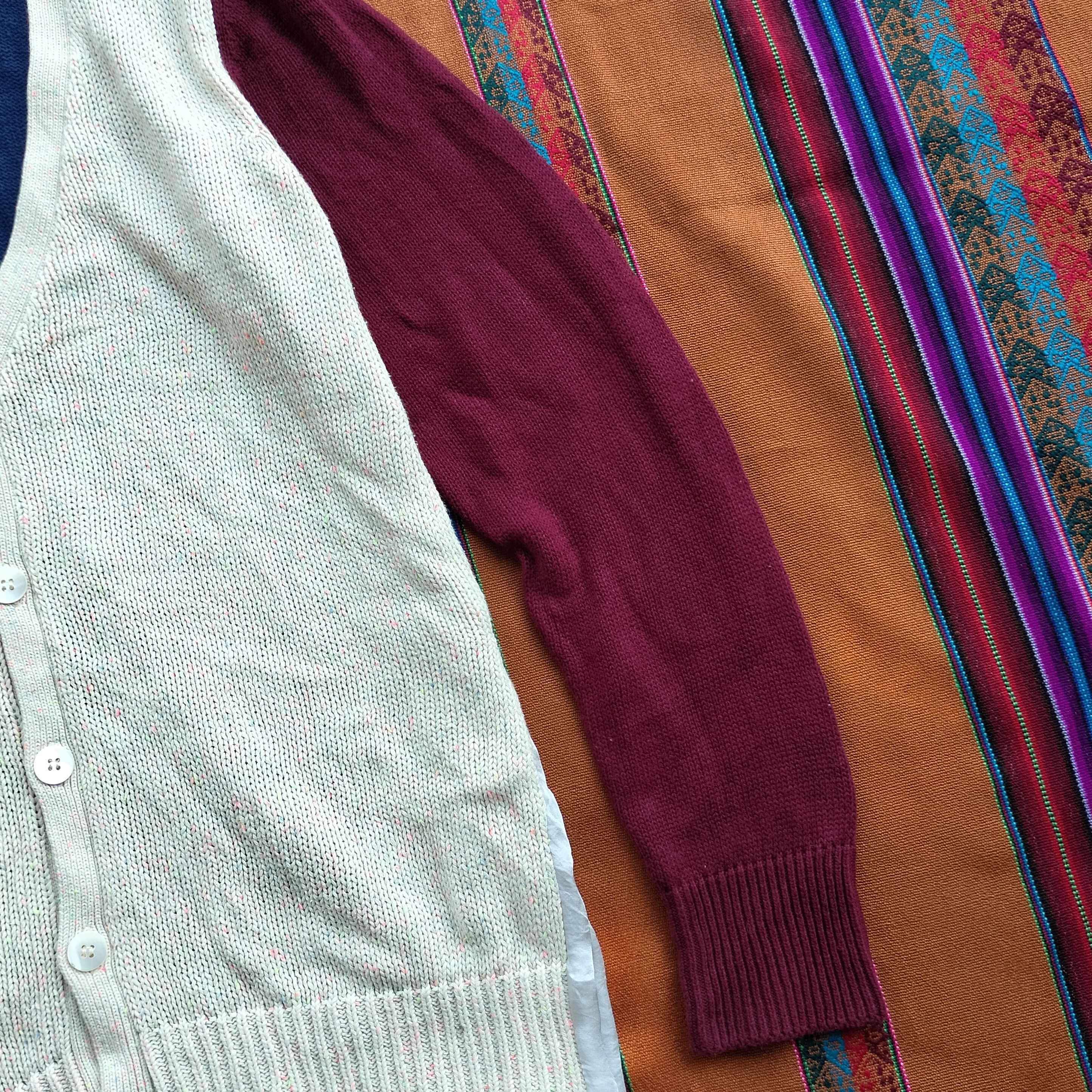 Issey Miyake SunaoKuwahara issey miyake color block cardigan Size US S / EU 44-46 / 1 - 2 Thumbnail