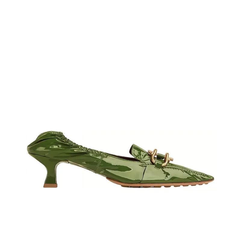 Bottega Veneta o1n1vont1124 Madame Calfskin Pumps in Jalapeno Size US 10 / IT 40 - 1 Thumbnail
