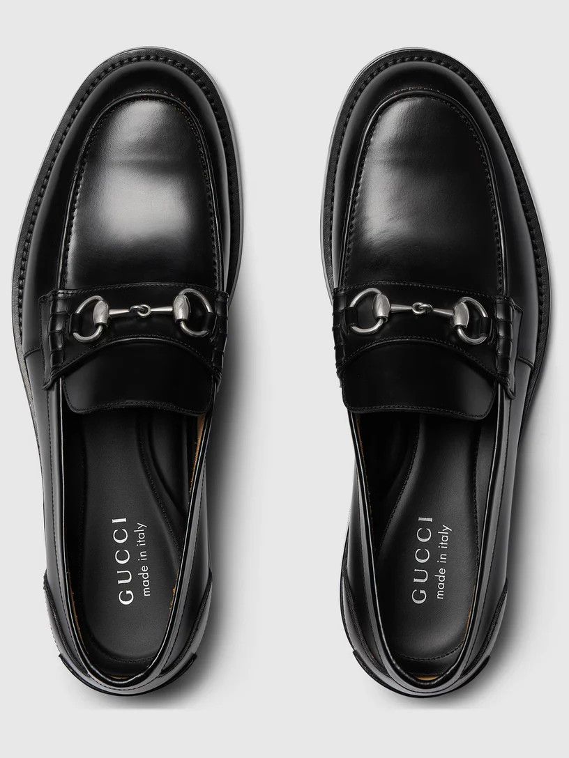 Gucci Men's loafer with Horsebit Size US 8 / EU 41 - 4 Thumbnail