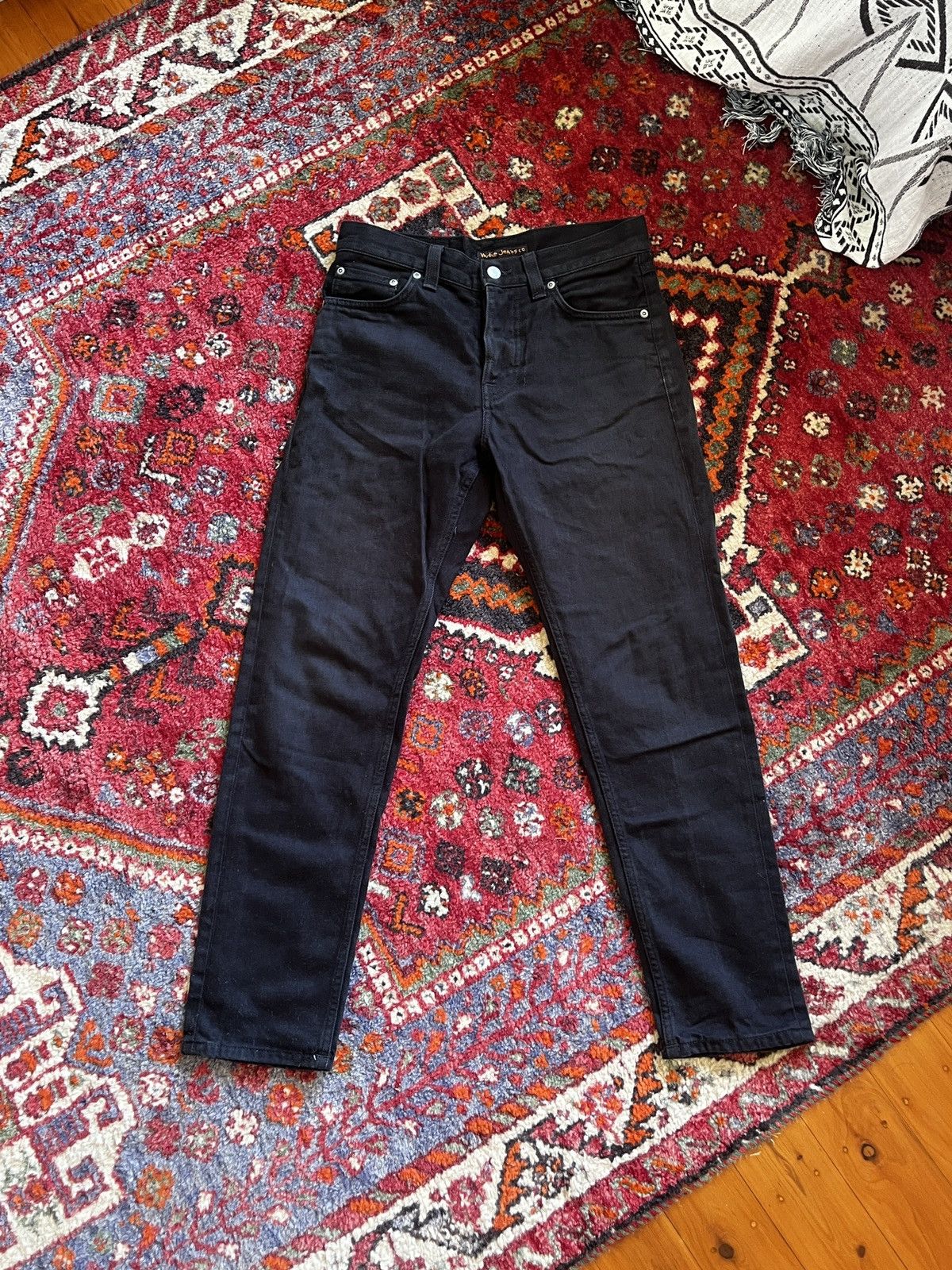 Nudie Jeans Steady Eddie Nudie Jeans in Black Size US 28 / EU 44 - 1 Thumbnail