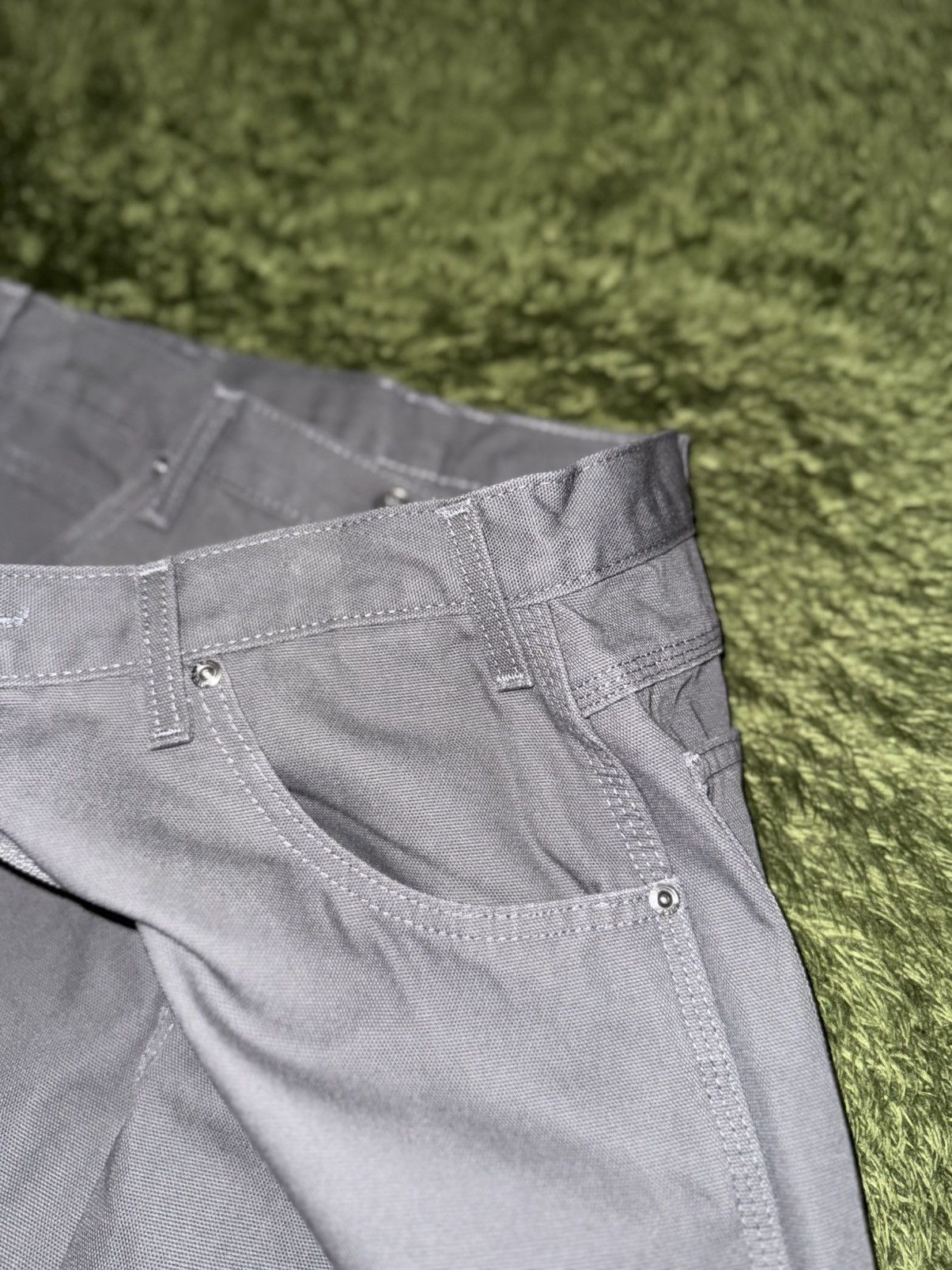 Dickies [32x32] Dickies Duck Canvas Carpenter Pants Dark Grey Size US 32 / EU 48 - 4 Thumbnail