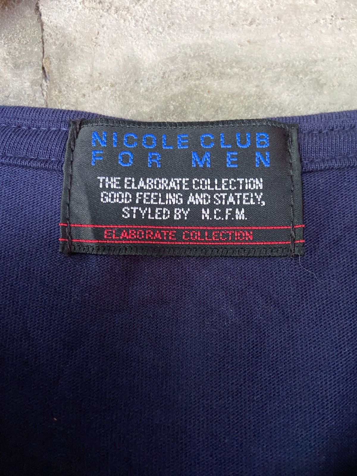 Japanese Brand NICOLE CLUB FOR MEN ART LONG SLEEVE Size US M / EU 48-50 / 2 - 7 Thumbnail