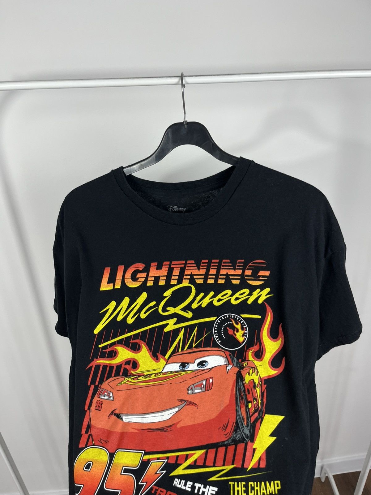 Disney Disney Pixar Cars Lightning McQueen Graphic T Shirt Size M Size US M / EU 48-50 / 2 - 6 Thumbnail