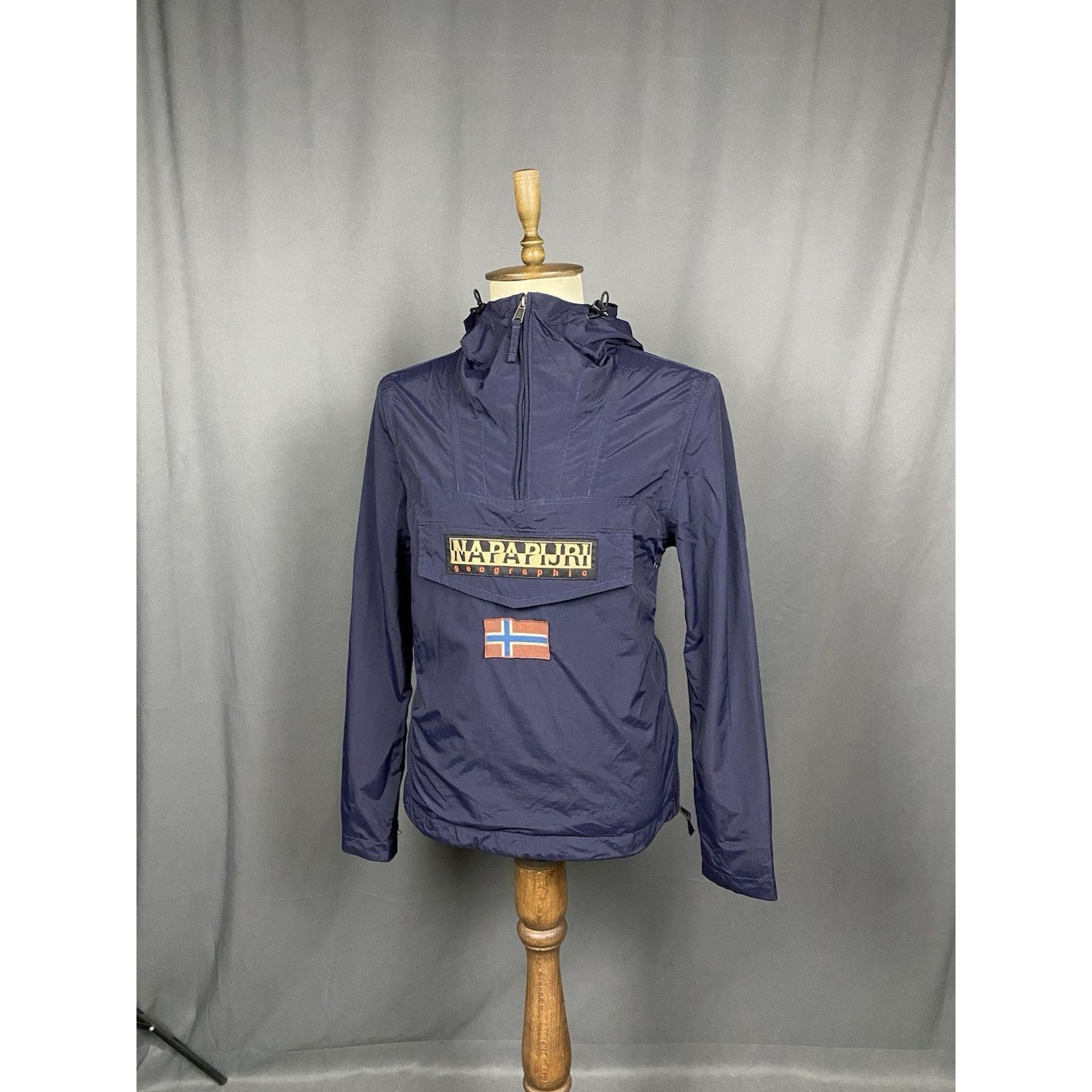 Napapijri Napapijri Rainforest Men's Blue Anorak Windbreaker Jacket Si Size US M / EU 48-50 / 2 - 4 Thumbnail